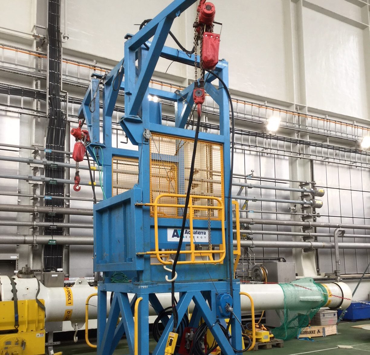 AE equipment in workshop