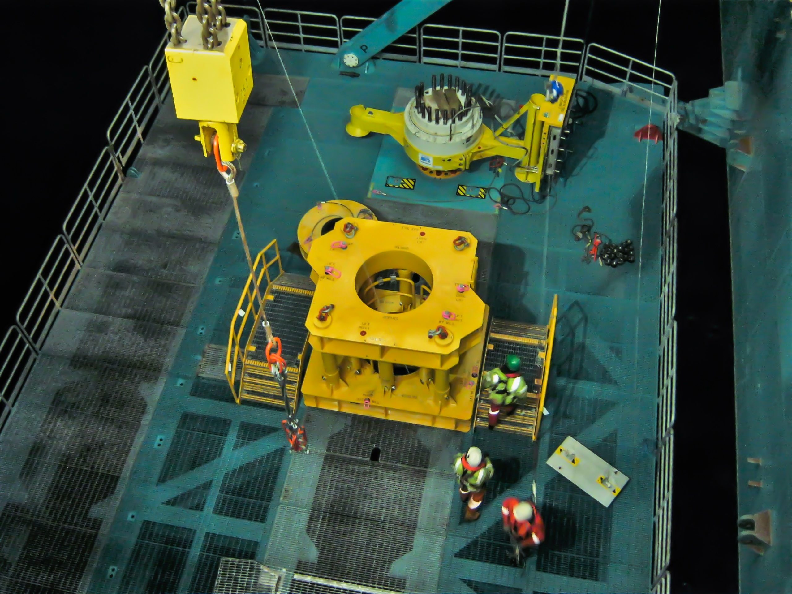 Bird's eye view of a tension unit
