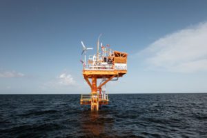 Picture of the DeNovo Energy renewably powered Sea Swift platform