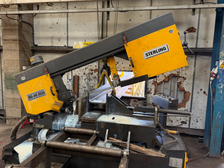 RAF First Steel Cut Machine
