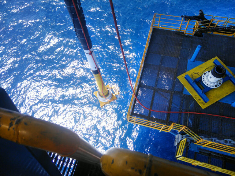 Subsea Intervention Riser over ocean